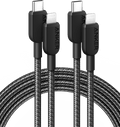 Anker 310 USB-C to Lightning Cable (6 ft, 2-Pack)